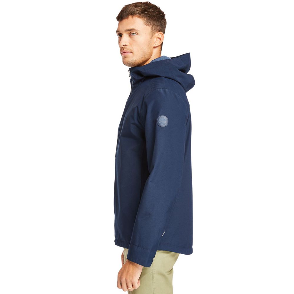 Timberland Mens Jackets Ragged Mountain Waterproof - Navy - India EX8195420